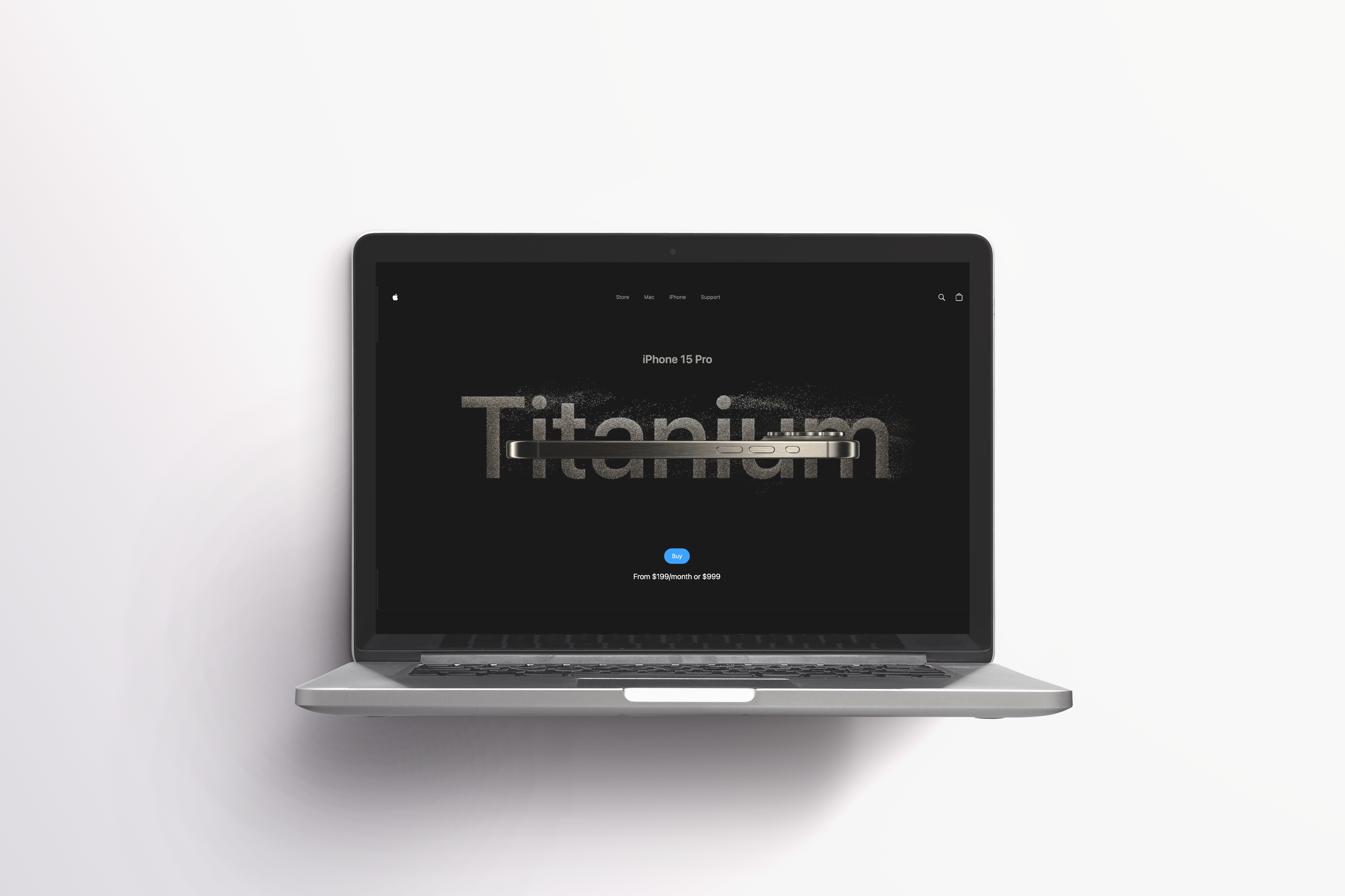 Clone Apple Iphone 3D Website